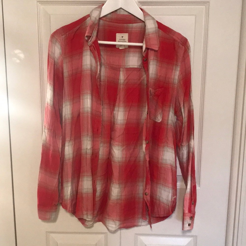 American Eagle Vintage Boyfriend Flannel